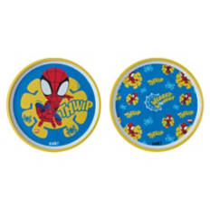 8" Spidey Character Round Plates, 2 pack