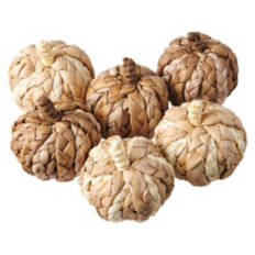 6 Piece Woven Pumkin Bowl Fillers