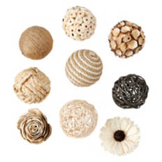 Spring Decorative Bowl Fillers, Assorted Brown
