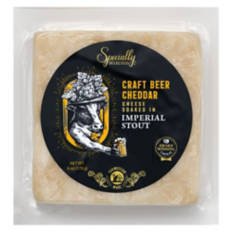 Imperial Stout Craft Beer Cheddar Cheese, 6 oz