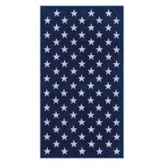 40" x 72" Luxury Beach Towel, Stars