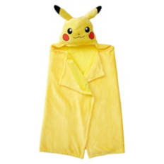 30" x 70" Kid's Wearable Pikachu Hooded Throw