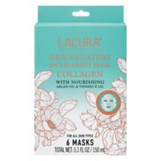 Collagen Rejuvenating Facial Mask Sheet, 6 count