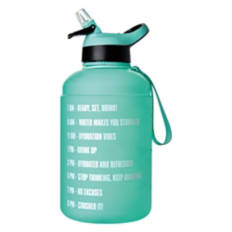 Hydration Tracker Water Bottle, Green
