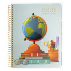 Teacher Monthly Planner Book - Globe