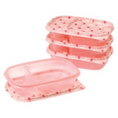 Valentine's Day Bow Shaped Divided Snack Box,