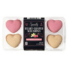 Gluten Free Heart Shaped Macarons, 6 count