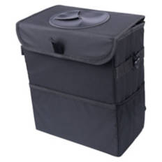 Car Organizer - Trash Can, Black
