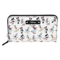 Mickey & Friends Character Wallet, White