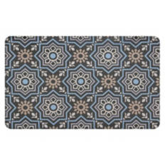 18" x  30" Comfort Cushion Kitchen Mat - Gray medallions