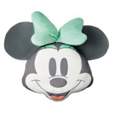 16" X 16" Minnie Face Shaped Pillow