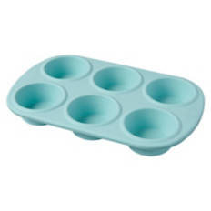 Silicone Bakeware - Muffin Pan, Light Blue