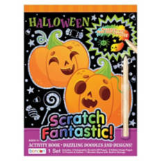 Halloween Scratch Art Activity Book - Pumpkins