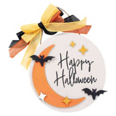 Create Your Own Halloween Circle Sign - Happy Halloween