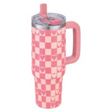 40 oz Thirst Crusher Tumbler - Checkered