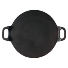15" Cast Iron Pre-Seasoned Pizza Pan