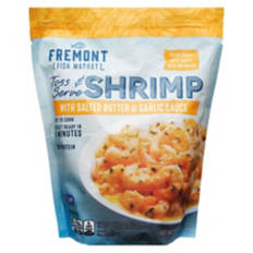 Toss & Serve Shrimp with Salted Butter & Garlic Sauce, 12 oz