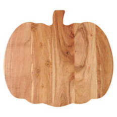 Acacia Wood Harvest Chopping Block - Pumpkin