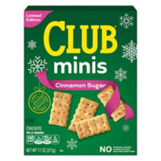 Mini Club Crackers - Cinnamon, 11 oz