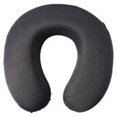 Memory Foam Cushion Neck Pillow, Black