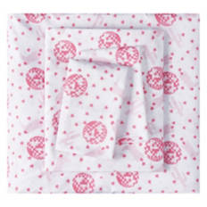 4 Piece Full Size Bed Sheet Set, Disco Cowgirl