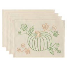 4 Pack Placemats - Floral Vines