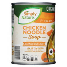 USDA Organic Chicken Noodle Soup, 18.6 oz Can