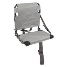 Folding Quilted Stadium Seat, Grey