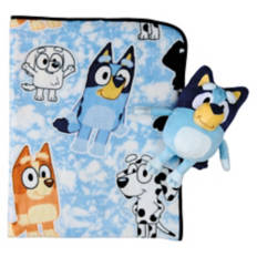 40" x  50" Pillow Buddy & Throw - Bluey