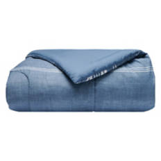 88" x  92" Soft Full/Queen Reversible Comforter - Stripe