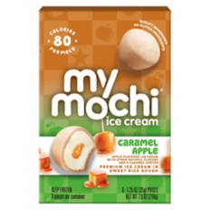 Gluten Free Caramel Apple Flavored Mochi Ice Cream, 6 count