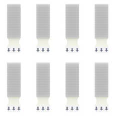 8 Pack Picture Hanging Strips - White, M