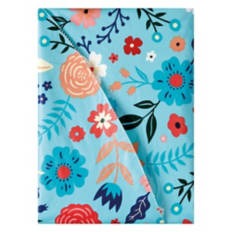 70" Round Vinyl Tablecloth - Flowers