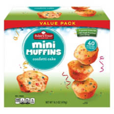 Confetti Cake Mini Muffin, 40 count