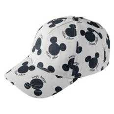 Micky Character Baseball Cap, Black & White