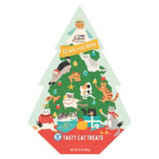 Advent Calendar 12 Days of Holiday Cat Treats, 3.2 oz
