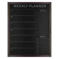 Weekly Planning Black Board