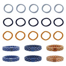 No Crease Ties, Blue/Brown