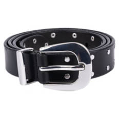 Ladies Genuine Leather Belt - Black, M
