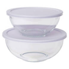 Round Glass Container - Lilac