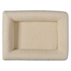 Orthopedic Boucle Pet Bed, Beige
