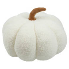 Jumbo Pumpkin Pillow, White