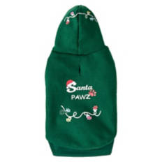 Christmas Pet Sweatshirt - Santa Pawz, S