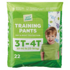 Boy's Training Pants - 3T/4T, 22 count