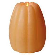 LED Novelty Pumpkin Candle - Orange, Tall