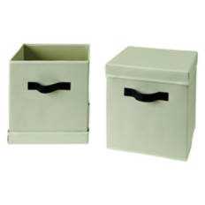 2 Pack Foldable Storage Cubes, Green