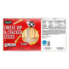 Cheese Dip & Cracker Sticks