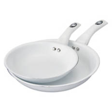 8"/10" Fry Pan Set - 2 Pack, White