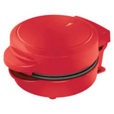 Mini Waffle Maker - Gingerbread Man, Red