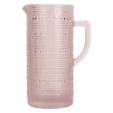 Hobnail Pitcher, Pink